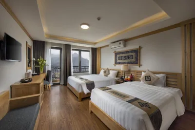 Habitación Deluxe con dos camas — Sapa Highland Resort & Spa